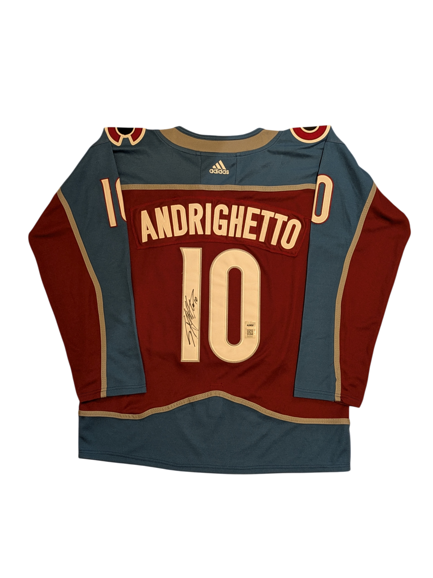 Colorado Avalanche Sven Andrighetto NHL signed Jersey