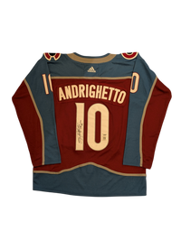 Colorado Avalanche Sven Andrighetto NHL signed Jersey