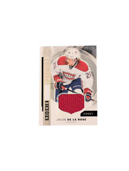 2016 Upper Deck Premier Montreal Canadiens Jacob de la Rose Rookie Patch card