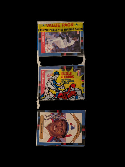 1990 Donruss MLB Baseball Puzzle & Cards Value Pack