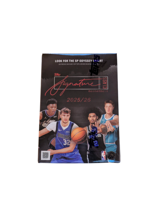 2025-26 Topps Signature Class NBA Basketball Value Box