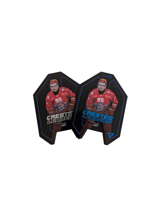 2026 SportZoo National League Crested Leaders Rapperswill Tyler Moy 2 x Base + 15/65 card