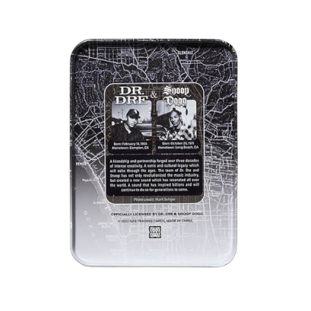 2022 GAS Trading Cards Dr. Dre & Snoop Dogg  Deluxe Tin Box Set
