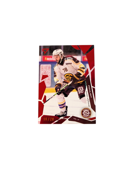 2026 SportZoo National League Genève Servette Marc-Antoine Pouliot 18/20 Red card