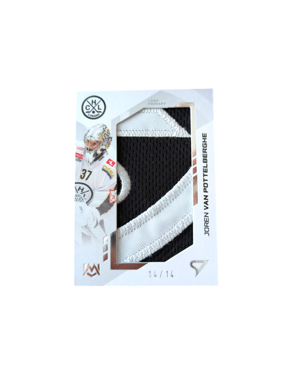 2024 SportZoo National League HC Lugano Joren Van Pottelberghe Logo Patch 14/14 card