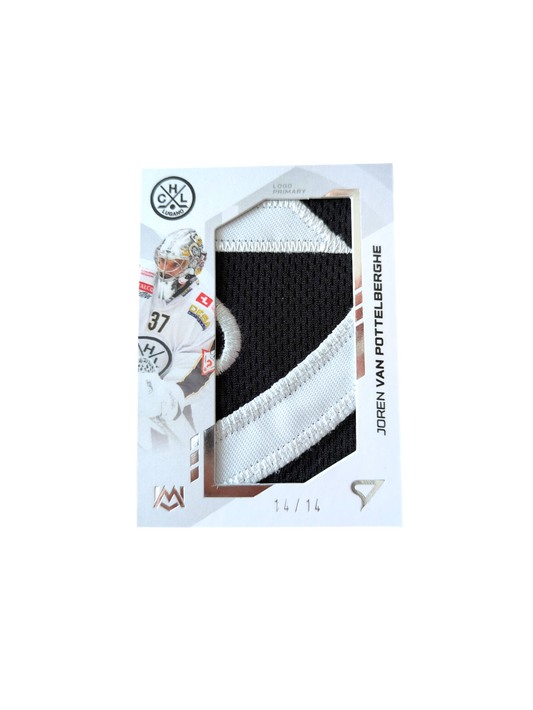 2024 SportZoo National League HC Lugano Joren Van Pottelberghe Logo Patch 14/14 card
