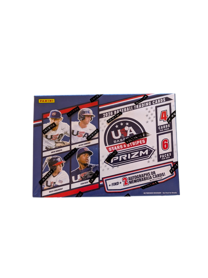 2026 Panini Prizm USA Baseball Stars & Strips Trading Cards Blaster Box