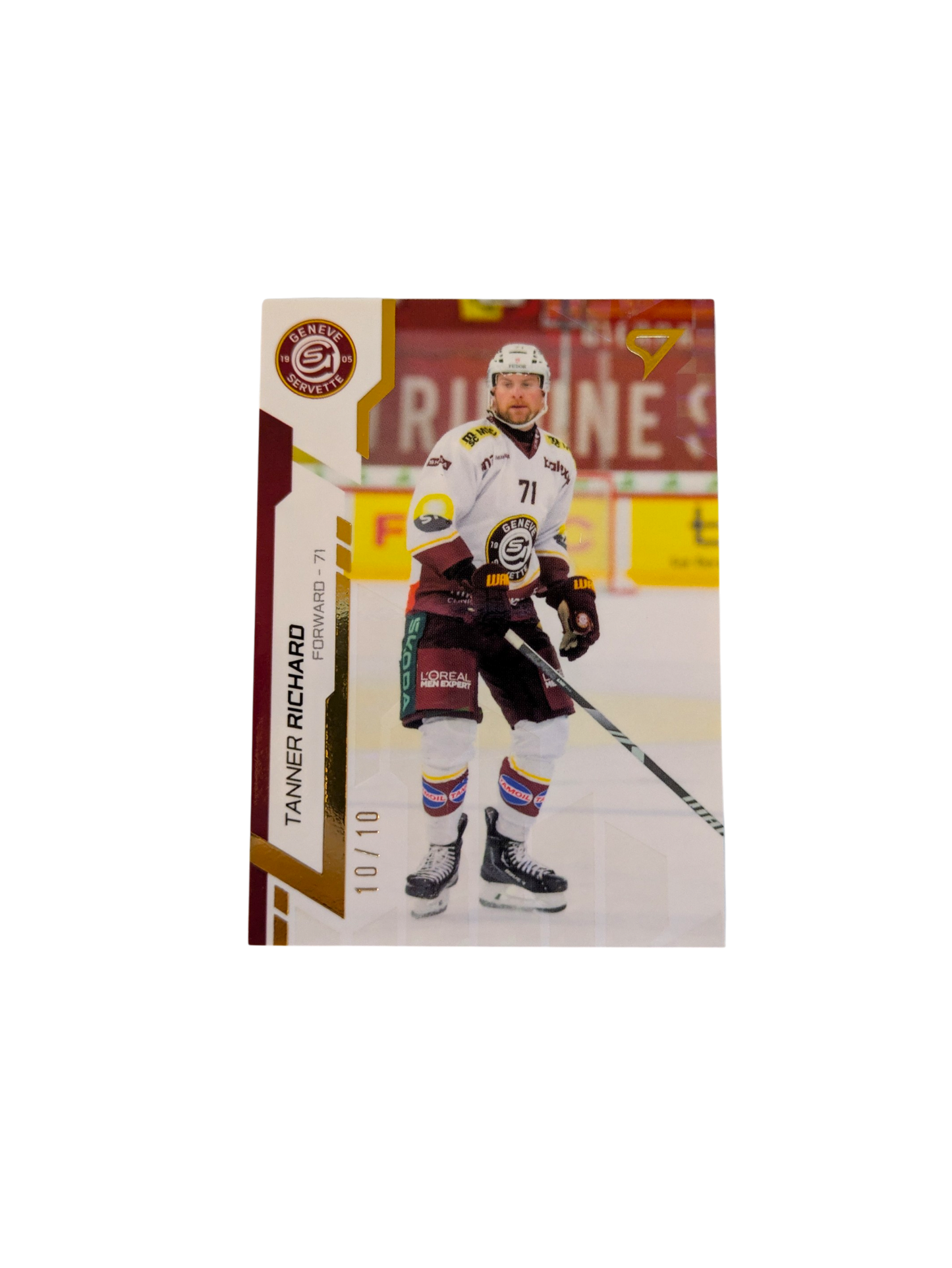 2024 SportZoo National League Series 1 GSHC Tanner Richard Gold 10/10 card