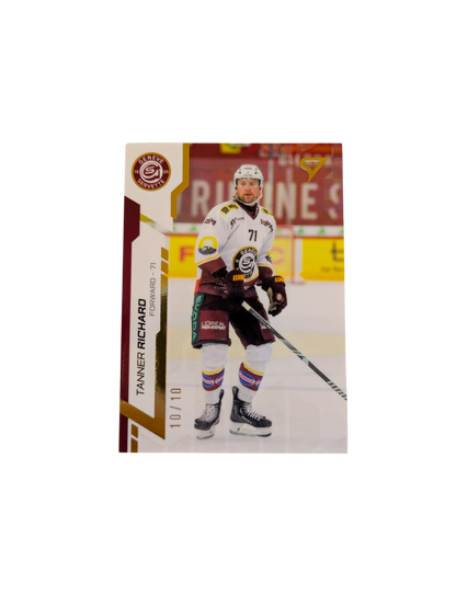 2024 SportZoo National League Series 1 GSHC Tanner Richard Gold 10/10 card