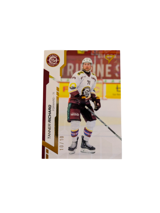 2024 SportZoo National League Series 1 GSHC Tanner Richard Gold 10/10 card
