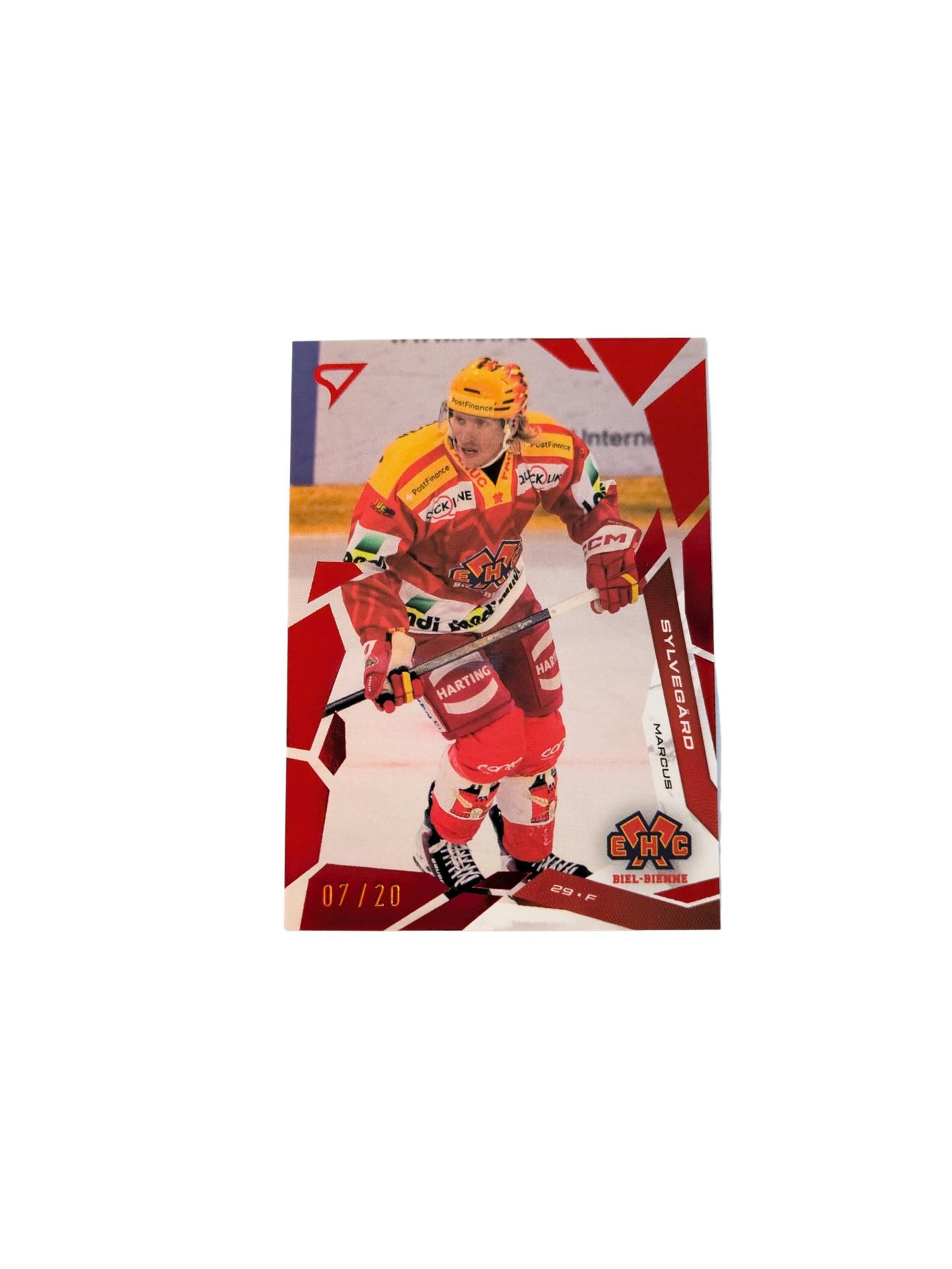 2026 SportZoo National League Biel Bienne Marcus Sylvegard 07/20 Red card