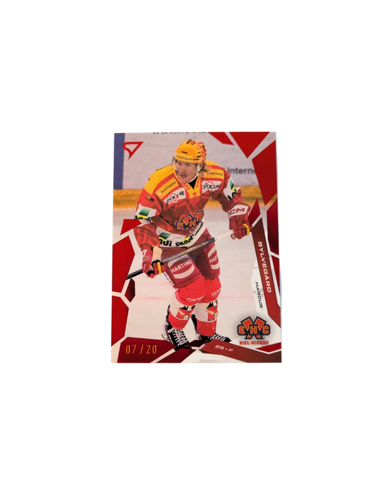 2026 SportZoo National League Biel Bienne Marcus Sylvegard 07/20 Red card