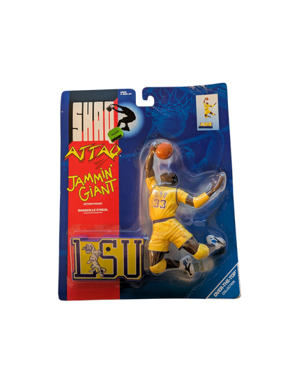 1993 Kenner Shaq Attaq LSU Shaquille O'Neal Jammin Giant Action Figure