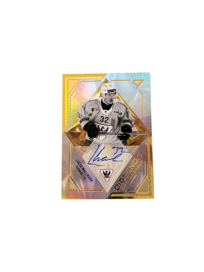 2026 SportZoo National League Diamonds Fribourg Gottéron Lucas Wallmark 22/30 Auto card