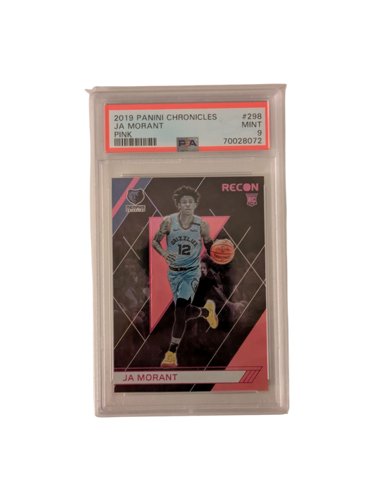 2019 Panini Chronicles Ja Morant Pink #298 PSA 9 Card