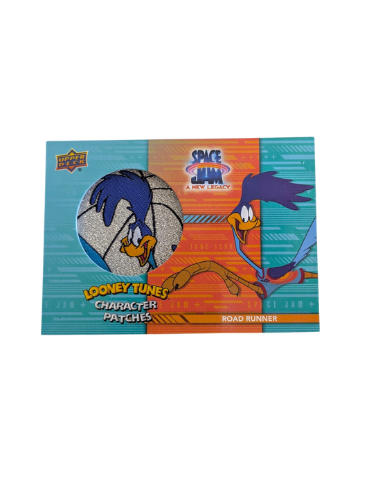 2021 Upper Deck Space Jam A New Legacy Character Patches Looney Tunes Road Runner card