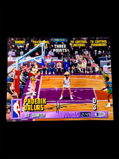 NBA Jam Posters signed by Tim Kitzrow (A4)