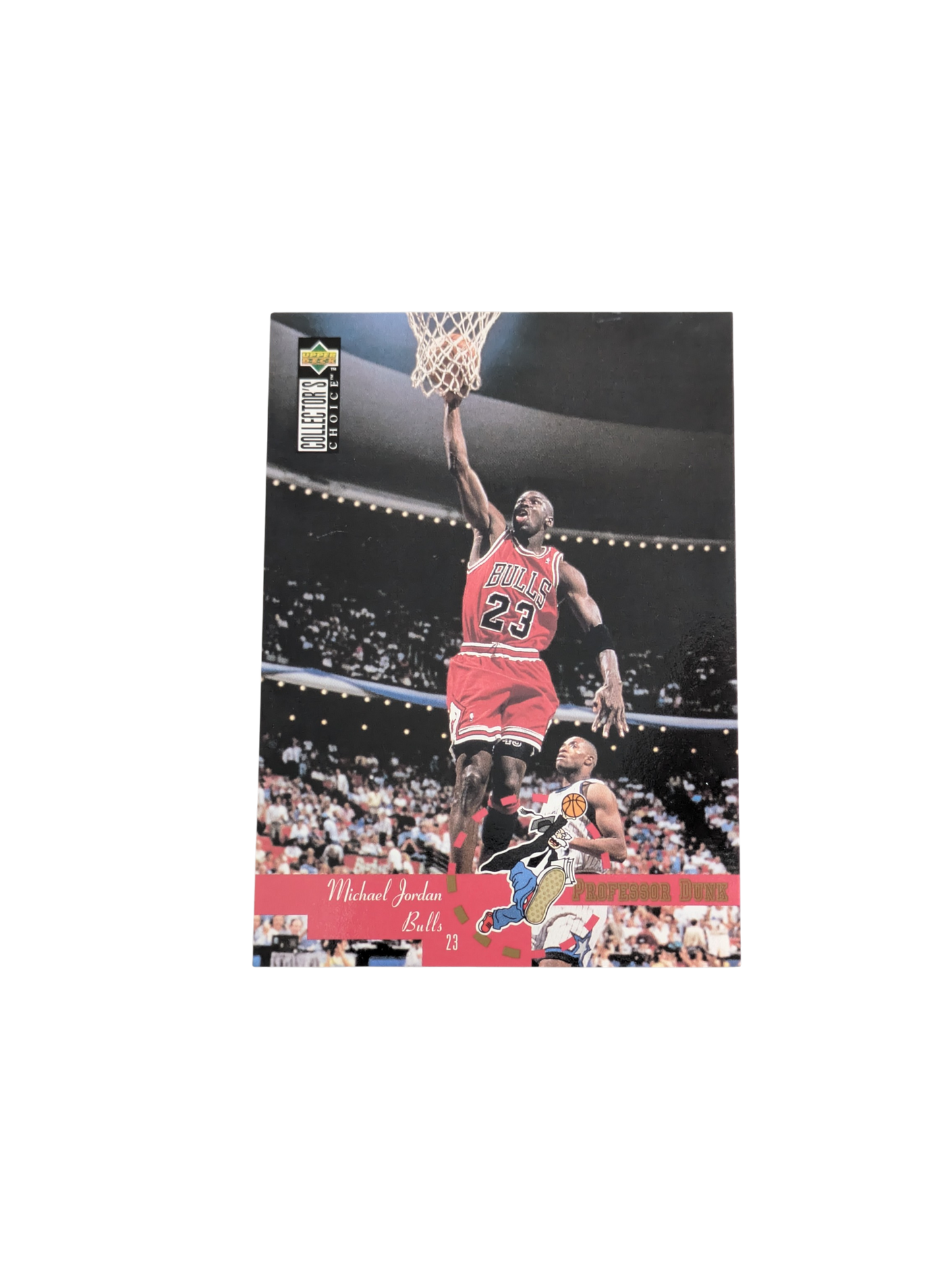 1995-96 Upper Deck Collector's Choice - Professor Dunk Michael Jordan #195 card