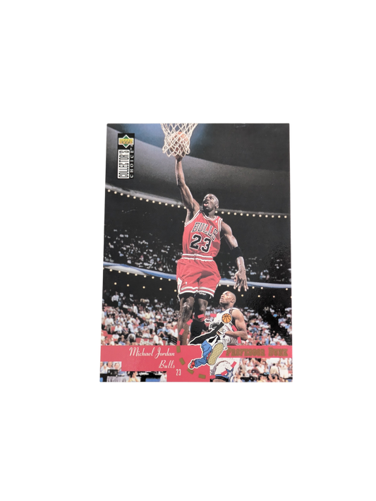 1995-96 Upper Deck Collector's Choice - Professor Dunk Michael Jordan #195 card