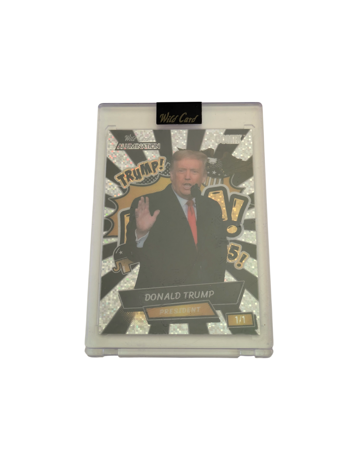 2024 Wild Card Alumination Comix President Donald Trump 1/1 card