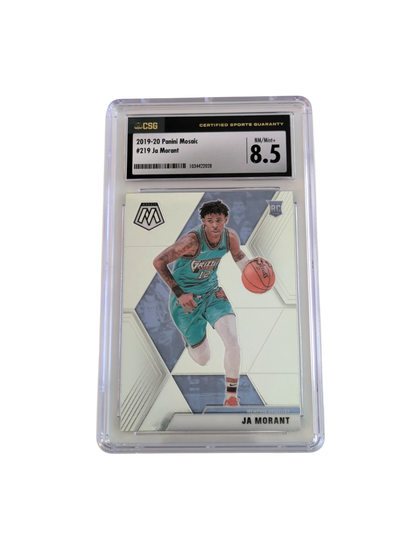 2019-20 Panini Mosaic Ja Morant Rookie CSG 8.5 Card