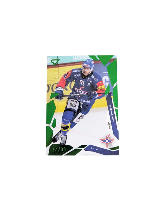 2026 SportZoo National League Kloten Reto Schäppi Green 22/30 card
