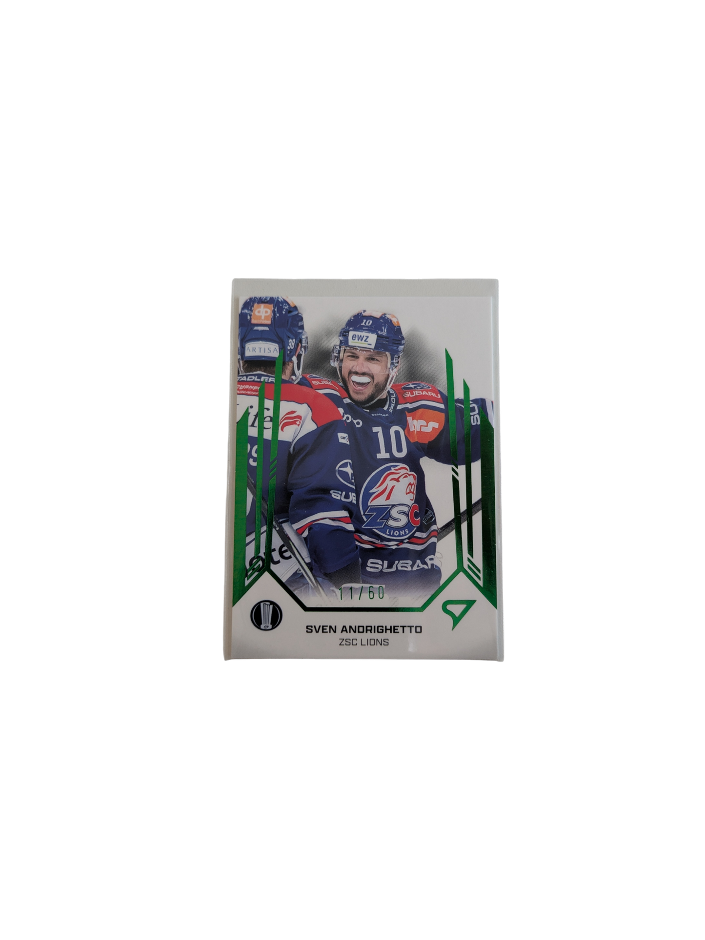 2025 SportZoo National League Playoffs ZSC Lions Andrighetto Base + 15/60 Green card