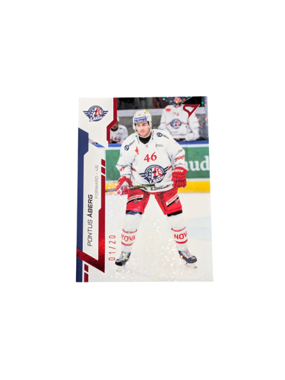 2025 SportZoo National League Rapperswil Pontus Aberg 01/20 Red card