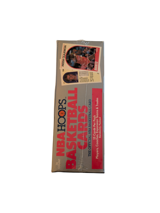 1989 NBA Hoops Basketball Cards Larry Bird Cover Hobby Box