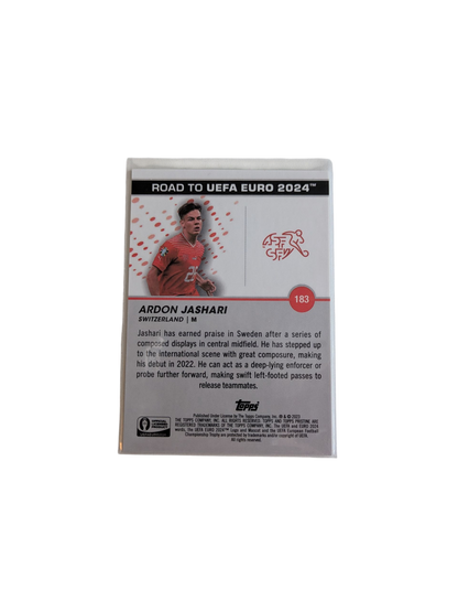2024 Topps Switzerland National Debut Ardon Jashari 042/125 Card