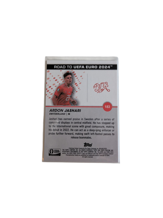2024 Topps Switzerland National Debut Ardon Jashari 042/125 Card