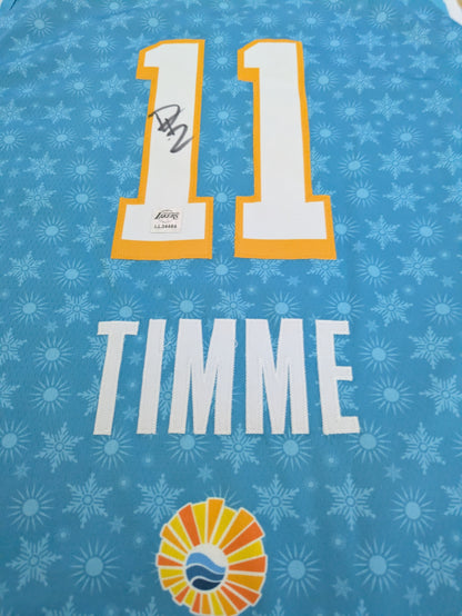 South Bay Lakers Theme Night G League Jersey signed by Drew Timme