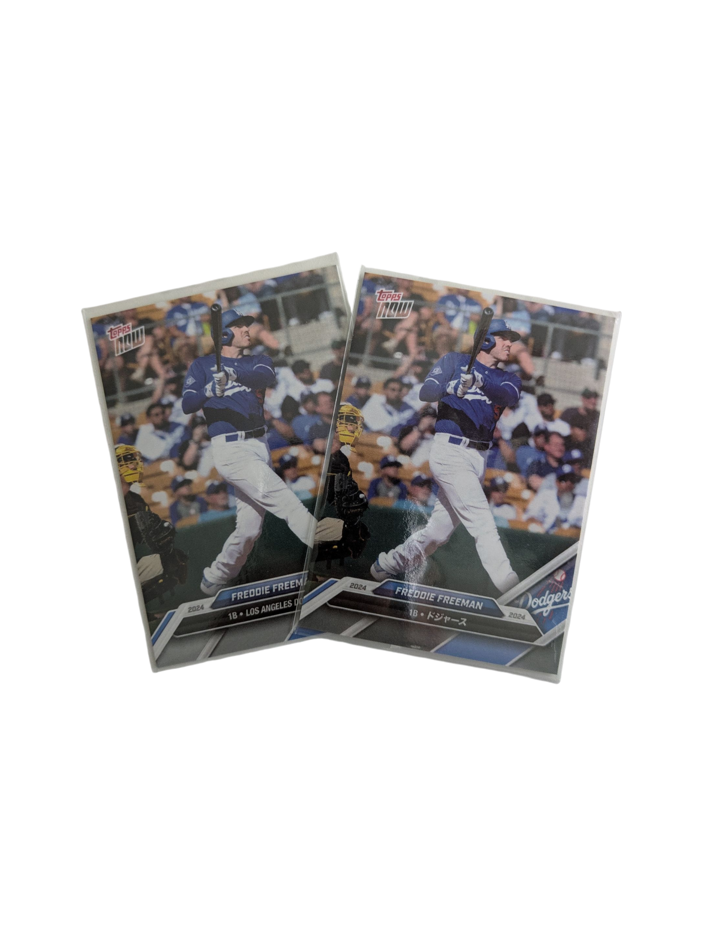 2024 Topps Now Los Angeles Dodgers Freddie Freeman EN/JP Card