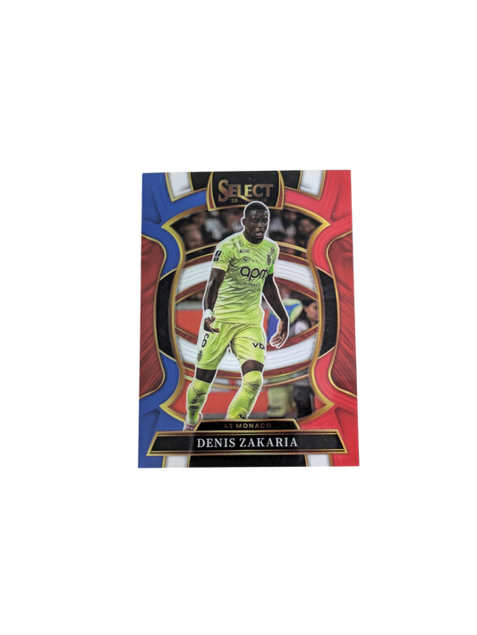 2026 Panini Select Ligue 1 Stade AS Monaco Denis Zakaria Blue & Red #26 card