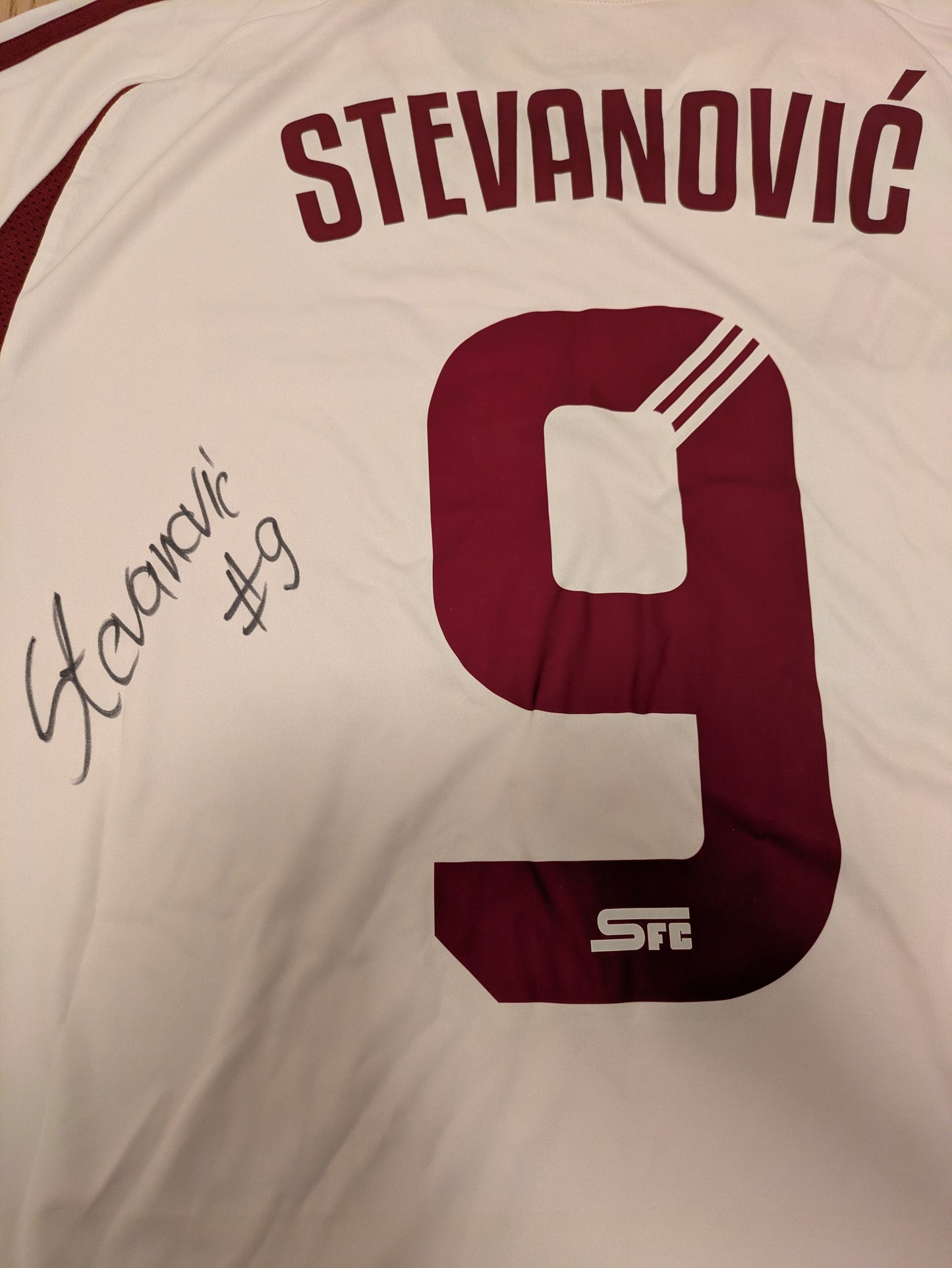 Servette Football Club Miroslav Stefanovic signed Jersey