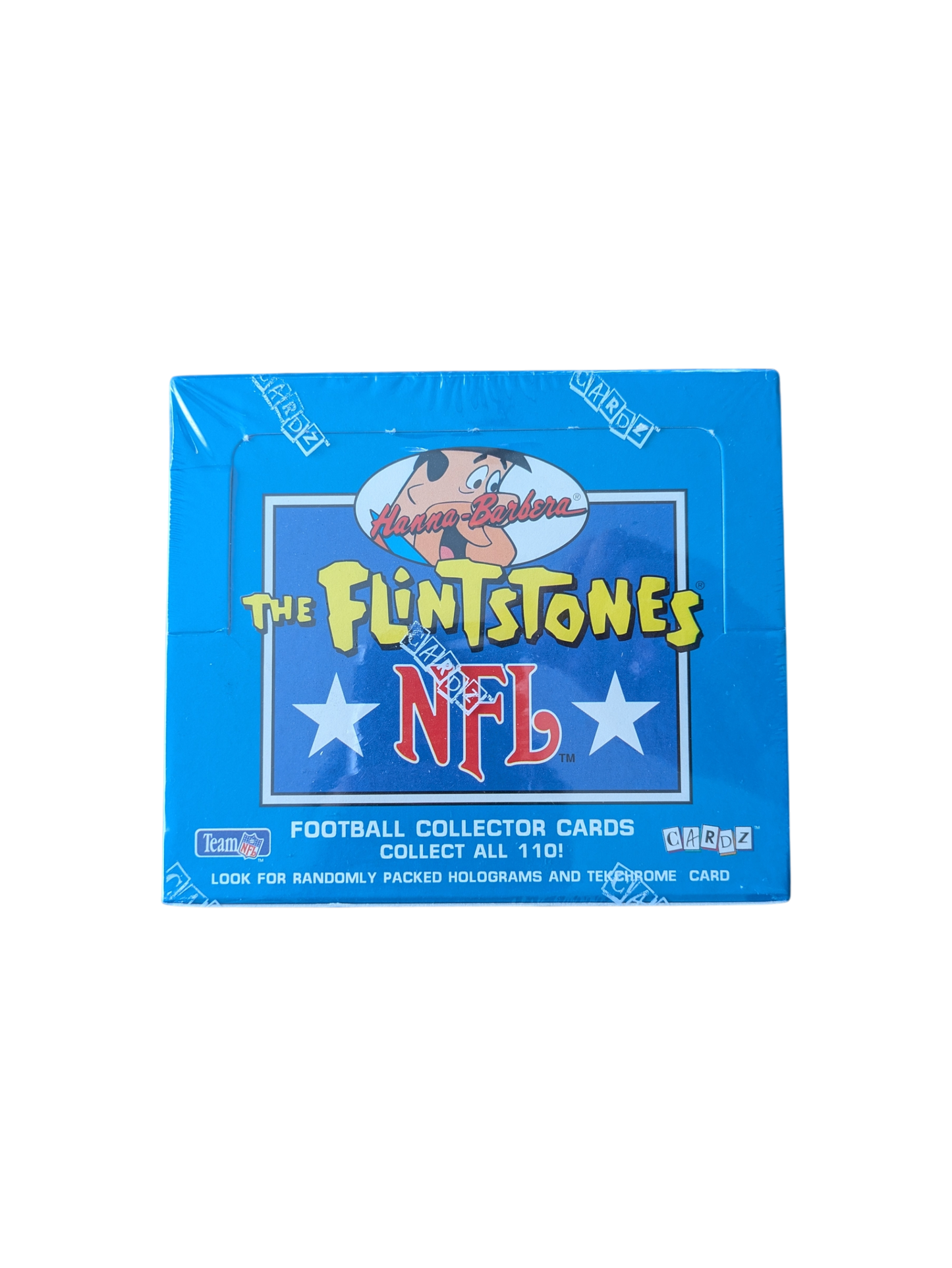 1993 Cardz Hanna-Barbera Flintstones NFL Trading Cards Box