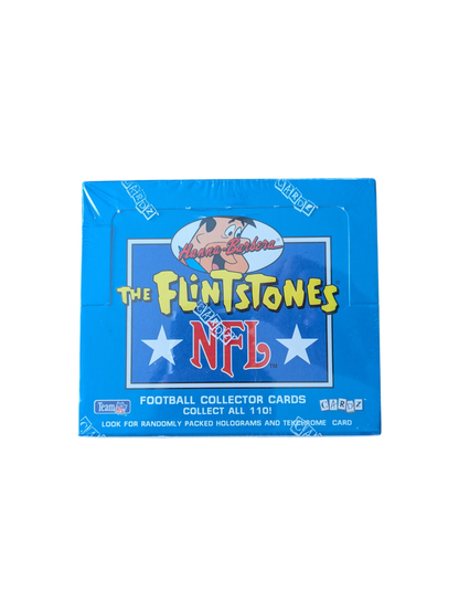 1993 Cardz Hanna-Barbera Flintstones NFL Trading Cards Box