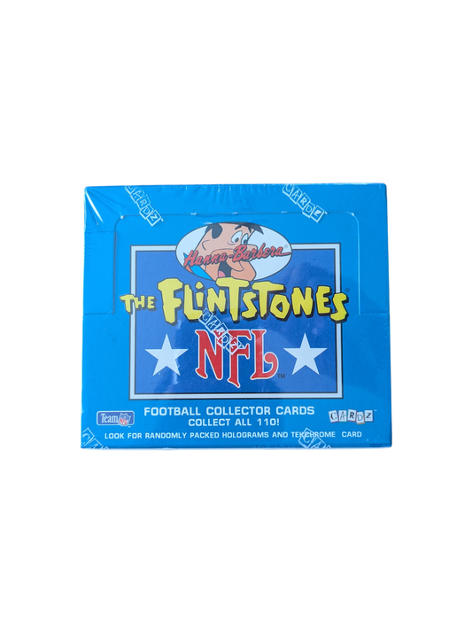 1993 Cardz Hanna-Barbera Flintstones NFL Trading Cards Box
