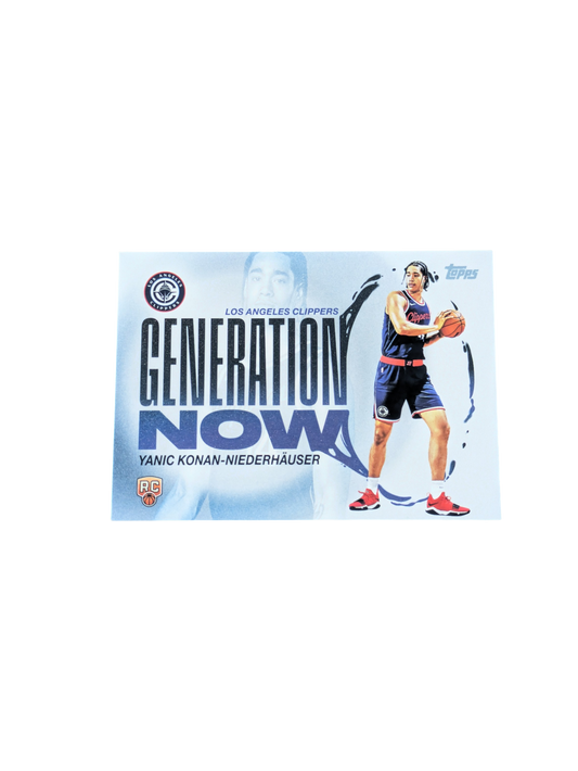 2025/26 Topps Los Angeles Clippers Yanic Konan Niederhauser Generation Now Rookie card