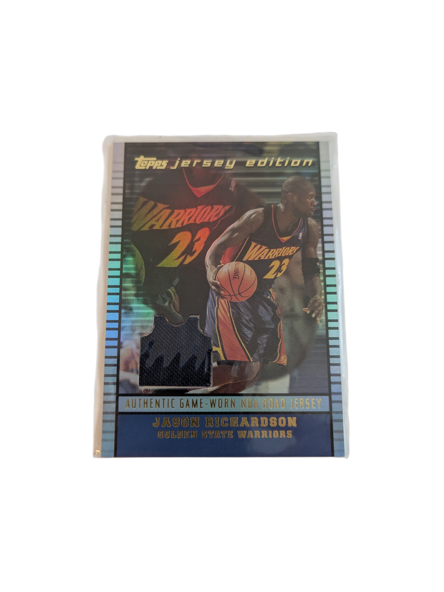 2003 Topps Jersey Edition Golden State Warriors Jason Richardson Patch Card