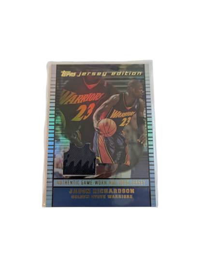 2003 Topps Jersey Edition Golden State Warriors Jason Richardson Patch Card