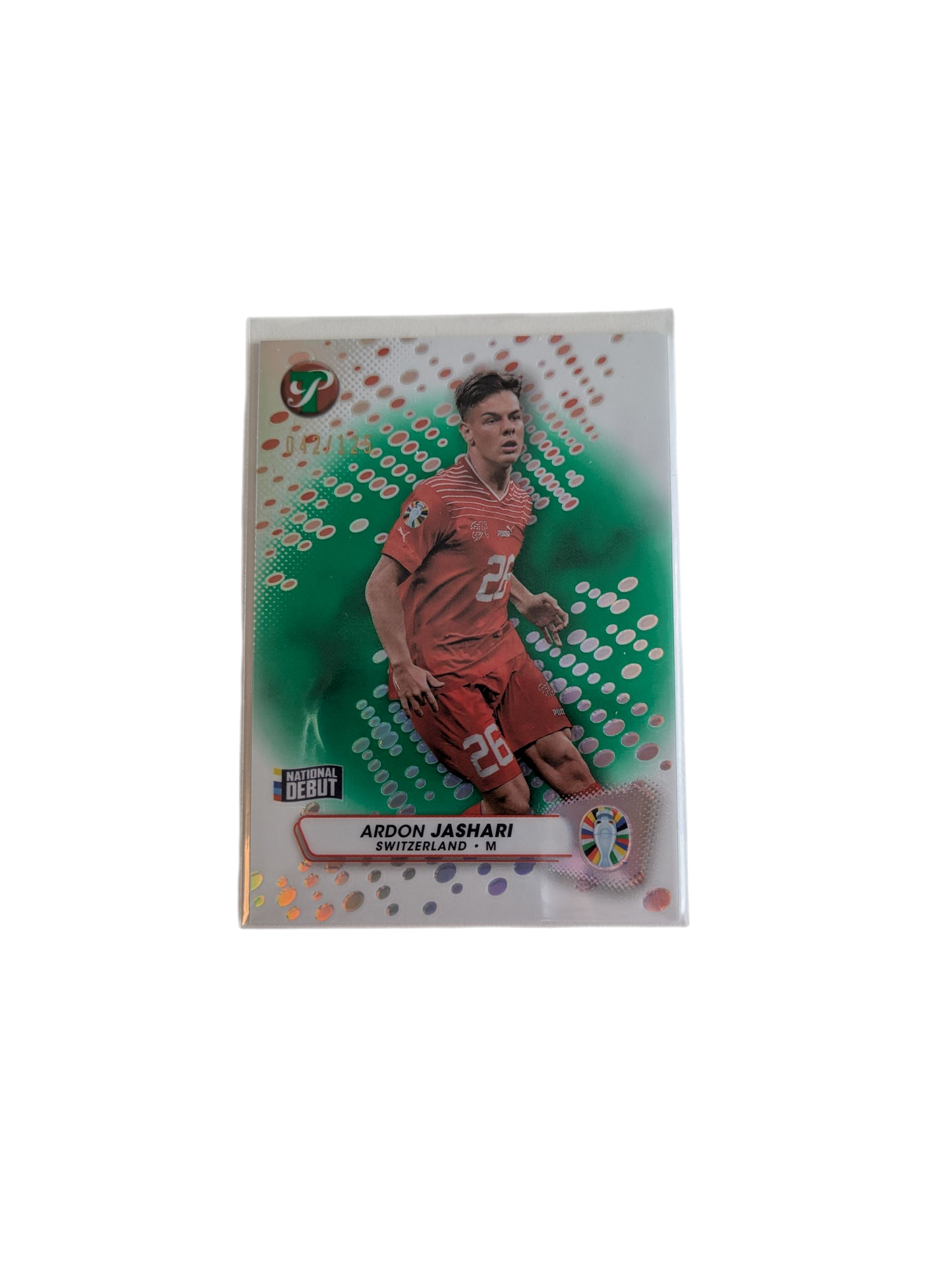 2024 Topps Switzerland National Debut Ardon Jashari 042/125 Card