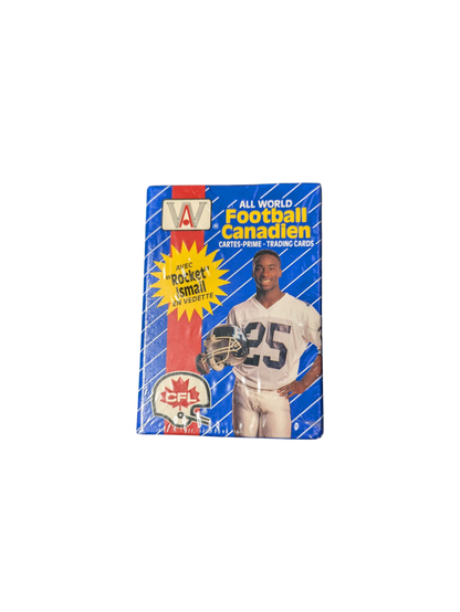 1991 AW Sports CFL All World Football Canadien Trading Cards Mini Box