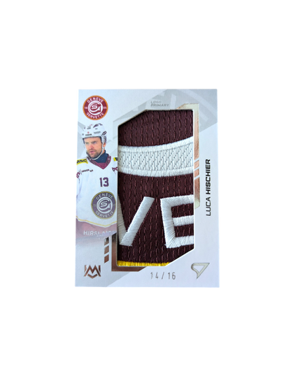 2024 SportZoo National League GSHC Luca Hischier Logo Patch 14/16 card