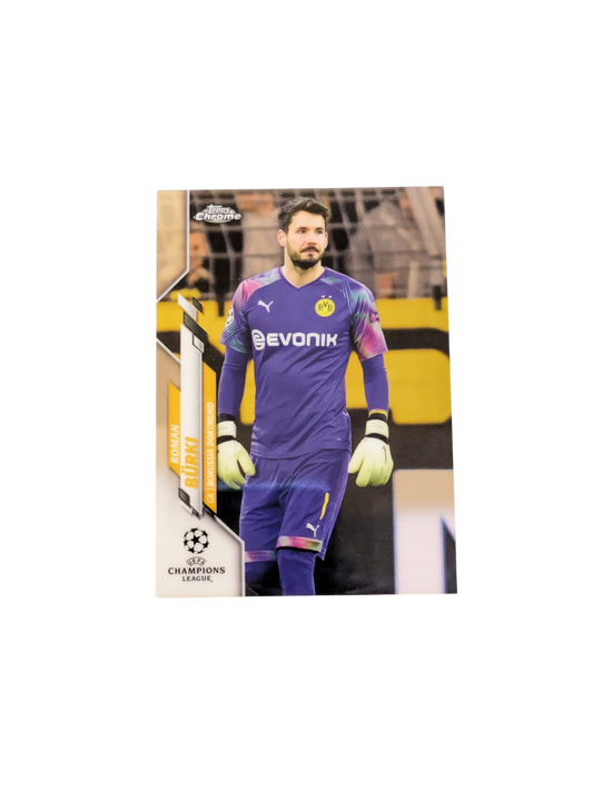 2020 Topps Chrome Borussia Dortmund Roman Bürki #54 card