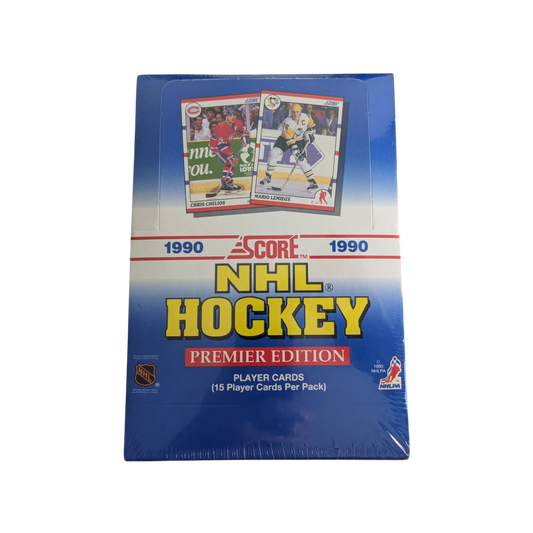 1990 Score NHL Hockey Premiere Edition Hobby Box