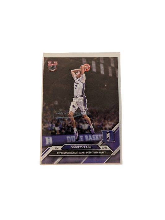 2024 Topps Bowman U Now Duke Cooper Flagg Debut #1 Card