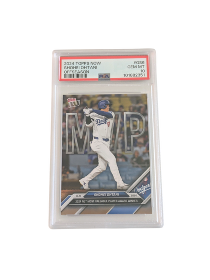 2024 Topps Now Shohei Ohtani MVP PSA Card