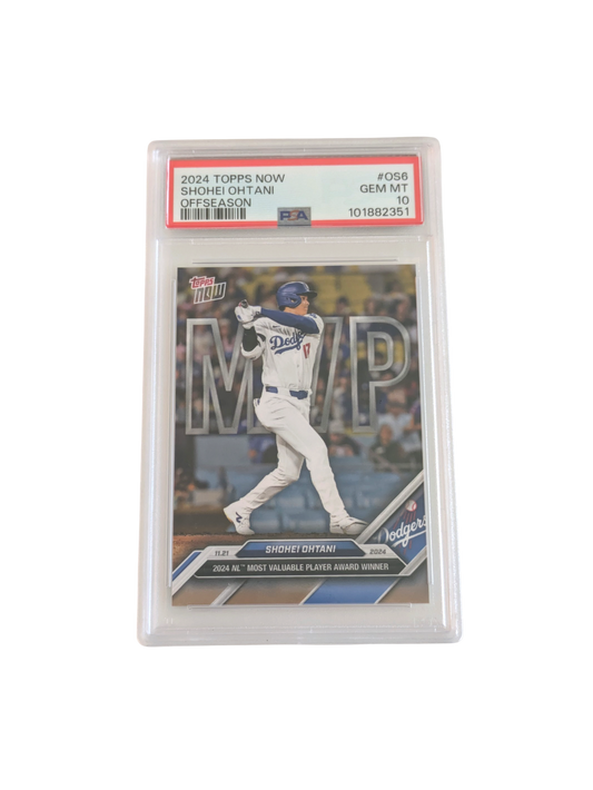 2024 Topps Now Shohei Ohtani MVP PSA Card