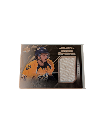 2015 Upper Deck Black Rookie Coverage Nashville Predators Kevin Fiala Jersey Patch card